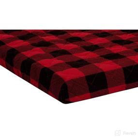 img 3 attached to 🐃 Enhance Your Playard with the Trend Lab Quilted Jersey Sheet in Buffalo Check Design