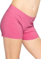 🩳 ultimate comfort and style: stretch comfort girls cotton shorts for girls' clothing at active логотип