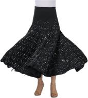 cismark elegant sequin swing ballroom women's clothing: sparkle in style with stunning skirts logo