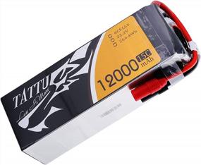 img 4 attached to Tattu 15C 12000MAh 6S Lipo Battery W/ AS150 + XT150 Plug - High Performance & Long Lasting Power!