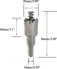 img 3 attached to Tungsten Carbide Cutter Stainless Aluminum Cutting Tools - Hole Saws & Accessories