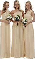 stunning one shoulder chiffon bridesmaid dresses for beach weddings - hongfuyu collection logo