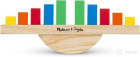 img 3 attached to Colorful Twists: Exploring Balance with Melissa & Doug Rainbow Balance Toy