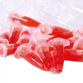 img 4 attached to 500 Pack Of 0.5Ml Microcentrifuge Tubes With Snap Cap For Efficient Storage