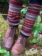 img 1 attached to 3 Pairs Women'S Knit Leg Warmers - Winter Boho Socks For Girls | Zmart Leg Warmers review by Amy Johnson