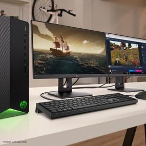 img 4 attached to New HP Pavilion Gaming Desktop PC 2021, AMD Ryzen 5 5600G 6-Core Processor (Outperforms i7-10700K), AMD Radeon RX 5500, 8GB RAM, 256GB PCIe NVMe SSD, Mouse & Keyboard, Windows 10 Home + HDMI Cable