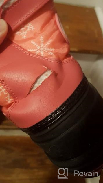 img 1 attached to Warm & Waterproof Winter Snow Boots for Boys & Girls - Anti-Slip & Perfect for Cold Weather (Toddler/Little Kid/Big Kid) review by Tim Toscano