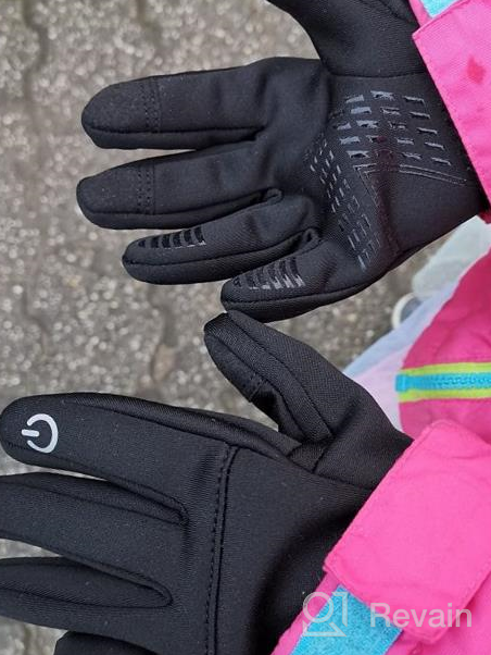 img 1 attached to YukiniYa Kids Winter Gloves: Thick, Soft Fleece for Warmth, Touch Screen, Anti-Slip – Ideal for Boys & Girls Aged 3-15 Years, Perfect for Cycling & School review by Haji Anderson