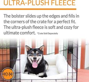 img 2 attached to 🐾 K&amp;H Pet Products Deluxe Bolster Crate Pad - Ultimate Comfort for Your Pet's Crate