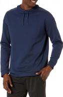 peak velocity stretch pull over athletic fit men's clothing for active logo