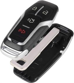 img 3 attached to 🚗 ANGLEWIDE Car Key Fob Keyless Entry Remote Replacement for Ford Fusion, Edge, Explorer, Mustang, F-150 F-350 (FCC 5926060) - 4 Buttons with 1 Pad