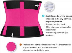 img 1 attached to Get Your Dream Body With SHAPERX Women'S Tummy Control Waist Trimmer
