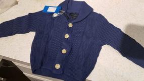 img 5 attached to Premium Quality Gioberti Kids and Boys Shawl Collar Cardigan: 100% Cotton Knitted Sweater