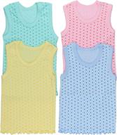 tobeinstyle girls pack ruffle tank girls' clothing via tops, tees & blouses logo