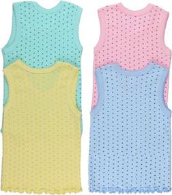 img 2 attached to ToBeInStyle Girls Pack Ruffle Tank Girls' Clothing via Tops, Tees & Blouses