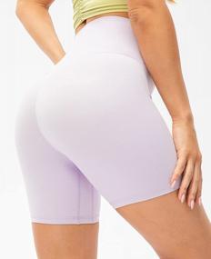 img 3 attached to Buttery Soft Yoga Shorts For Women - Lavento'S All-Day Comfort