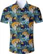 summer style alert: alisister's men's novelty hawaiian dress shirts with 3d patterns logo