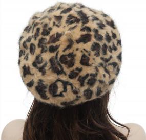 img 1 attached to Women'S Leopard Print Beret Hat - Stay Warm In ZLYC French Style Cap
