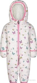 img 2 attached to 👶 OshKosh B'Gosh Baby Girls' Pram Suit: Cozy Lining for Superior Comfort