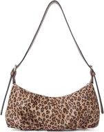stylish and versatile: cluci small hobo bag for women in soft leather with adjustable strap logo