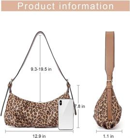 img 2 attached to Stylish And Versatile: CLUCI Small Hobo Bag For Women In Soft Leather With Adjustable Strap