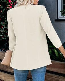 img 3 attached to 👗 Womens Lightweight Cardigan Blazers by Ofenbuy - Shop Women's Clothing in Suiting & Blazers for Optimal Style