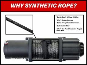 img 2 attached to SuperATV Black Ops 4500 Lb Winch Kit For UTV/ATV - Complete With Waterproof Seals, Solenoid, 1.3 HP Motor, And 166:1 Gear Ratio