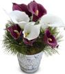 bestpysanky red and white calla lily flower pot with led 12 inches logo