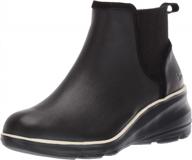 stay snug and dry with jambu's water-resistant women's ember ankle boots logo