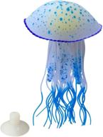 saim artificial fluorescent jellyfish sea urchin anemone ornament: enhance your aquarium fish tank with colorful marine life логотип