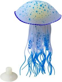 img 2 attached to Saim Artificial Fluorescent Jellyfish Sea Urchin Anemone Ornament: Enhance Your Aquarium Fish Tank with Colorful Marine Life