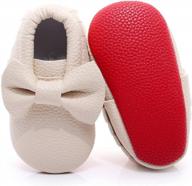 adorable bebila double bow fringe moccasins for trendy baby girls - soft soles for comfortable walks логотип