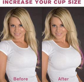 img 1 attached to Increase Cup Size & Enhance Cleavage Instantly With IVITA Silicone Bra Inserts!