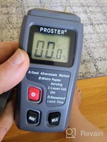 img 5 attached to Proster Digital Wood Moisture Meter Handheld LCD Damp Detector For Firewood Paper Humidity Measuring
