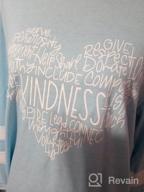 img 1 attached to Inspiring Womens' Heart Graphic Tees - Short Sleeve Casual Kindness Shirts For Summer, Cute And Motivational review by Kelvin Ward