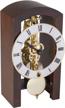 classic elegance: hermle patterson mechanical table clock in rich walnut finish logo