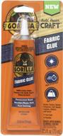 clear gorilla waterproof fabric glue in 2.5 ounce tube - pack of 1 for strong and lasting bonds logo