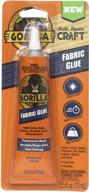 clear gorilla waterproof fabric glue in 2.5 ounce tube - pack of 1 for strong and lasting bonds логотип