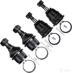 img 4 attached to 🛠️ SCITOO Set of 4 Front Suspension Kit Ball Joints - Fits 2006-2008 Dodge Ram 1500 Mega Cab / 8-Lug, 2006-2010 Dodge Ram 2500 3500 2WD/RWD