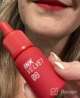 img 1 attached to High-Pigment, Longwear Lip Tint Kit From Peripera Ink The Velvet - Weightless, Gluten-Free, Paraben-Free, Not Animal Tested - Includes #2 Liner For Perfect Application, 0.14 Fl Oz review by Glen Elevyn