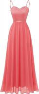 chic chiffon spaghetti strap formal gowns: dresstells long women's evening dresses & bridesmaid dresses logo
