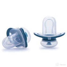 img 2 attached to 👶 JOOVY Airnoogie Pacifier: Medium Size in Turquoise for Ultimate Comfort