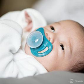 img 1 attached to 👶 JOOVY Airnoogie Pacifier: Medium Size in Turquoise for Ultimate Comfort