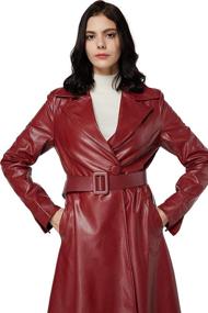 img 1 attached to Elezay Women's Leather Lined Jacket - Women's Fashion Clothing: Coats, Jackets, and Vests