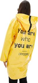 img 3 attached to Drydope Clear Raincoats Adults Women Women's Clothing via Coats, Jackets & Vests