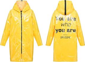 img 1 attached to Drydope Clear Raincoats Adults Women Women's Clothing via Coats, Jackets & Vests