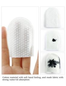 img 2 attached to Мягкие очищающие подушечки для лица и пальцев SANLI из чистого хлопка, 240 штук, удобные 4 упаковки для эффективного очищения