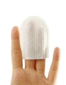 img 4 attached to Мягкие очищающие подушечки для лица и пальцев SANLI из чистого хлопка, 240 штук, удобные 4 упаковки для эффективного очищения