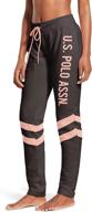 👖 shop stylish u s polo assn boyfriend sweatpants for women at lingerie, sleep & lounge logo