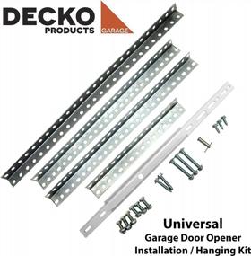 img 3 attached to Universal Garage Door Opener Mounting Kit - Decko 24999 For Easy Hanging And Installation